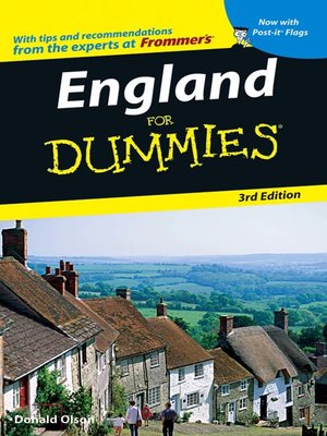 cover image of England For Dummies